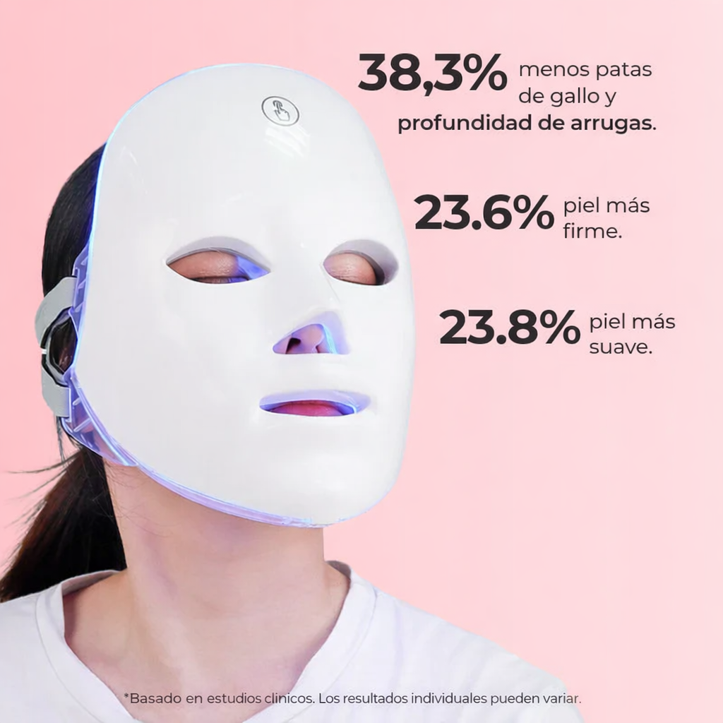 Máscara Facial LED 7 en 1 Bellora™